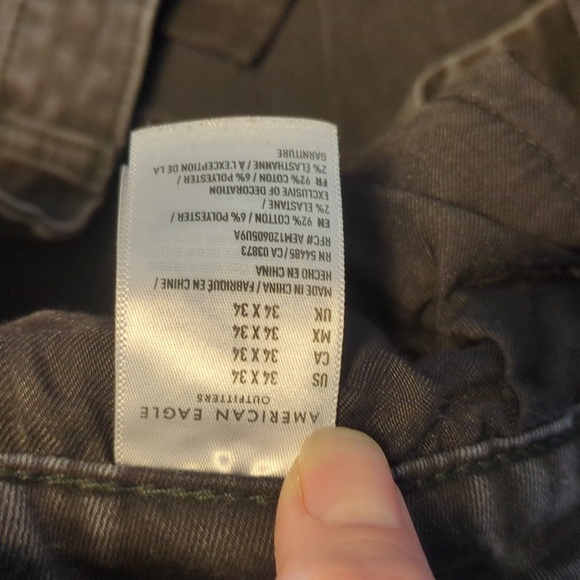 AEO Vintage Black Ripped Slim Fit Jeans - Picture 7 of 7